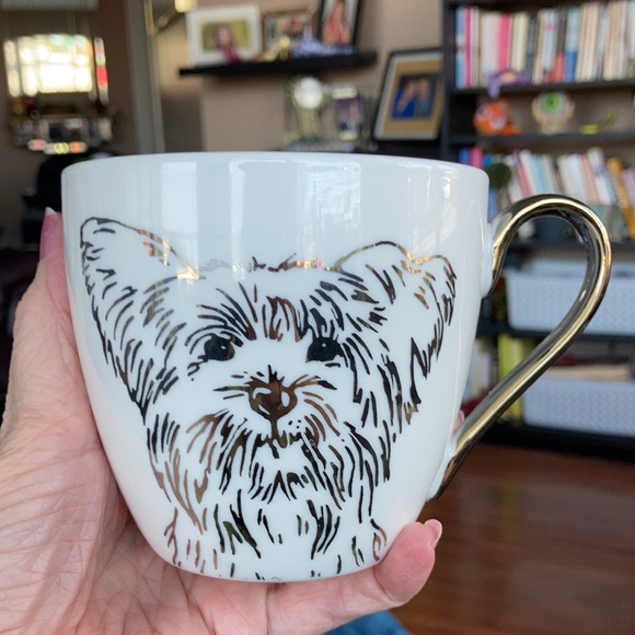 Cambridge Limited Edition Other - Cambridge Limited Edition Yorkie Gold Trimmed Cup